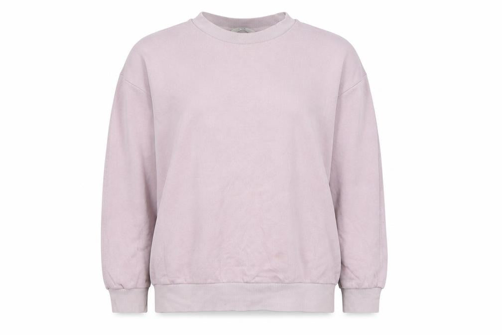 George Women Pink Pullover Sweatshirt Size S Cotton Blend