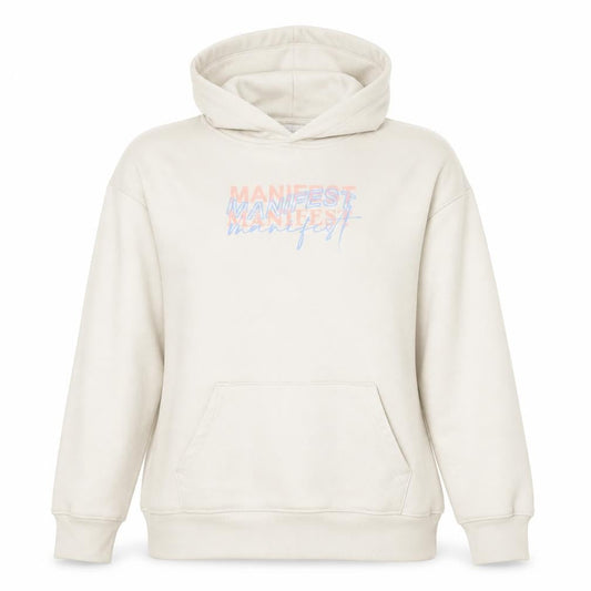 Primark Cares Women Beige Manifest Hoodie Size L Cotton Blend