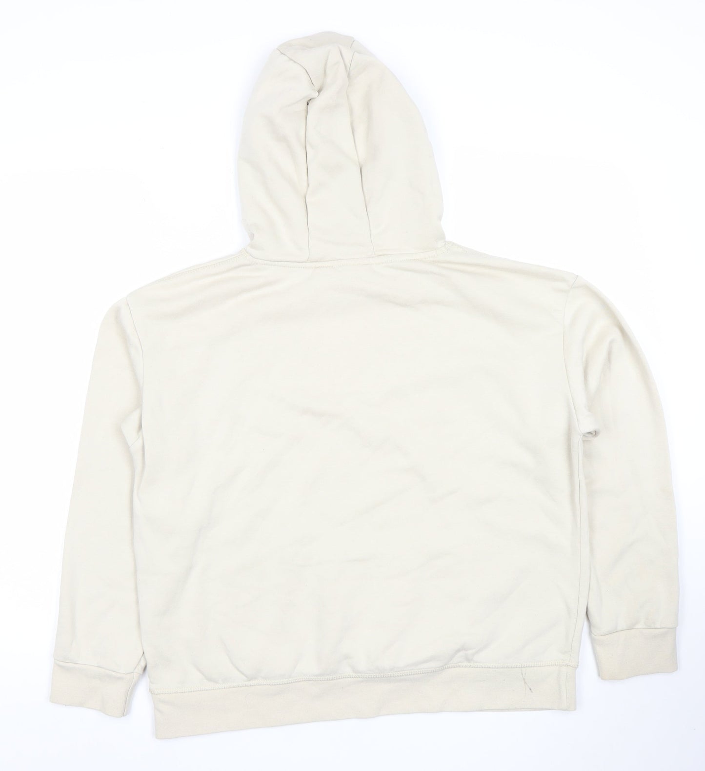 Primark Cares Women Beige Manifest Hoodie Size L Cotton Blend