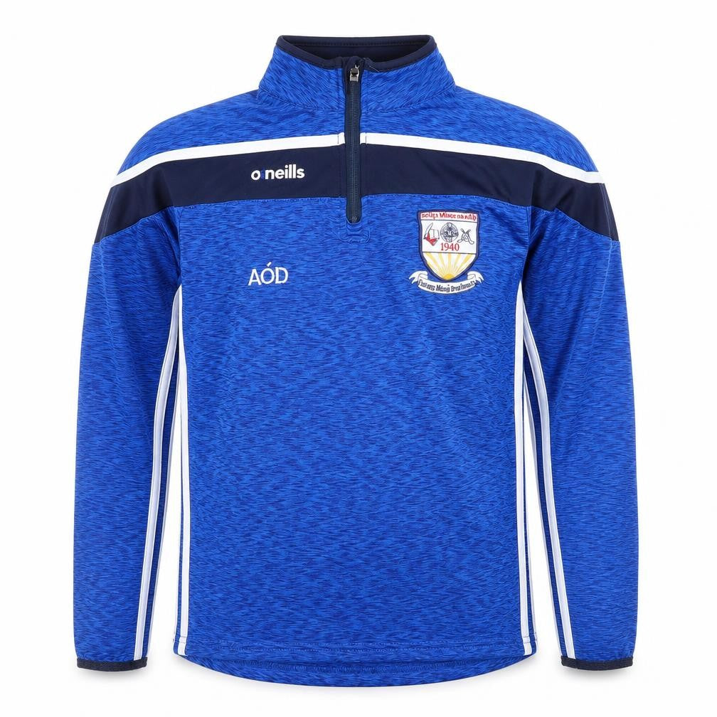 O'Neill Boys Blue 10-11 Years 1/4 Zip Pullover Sports Sweatshirt
