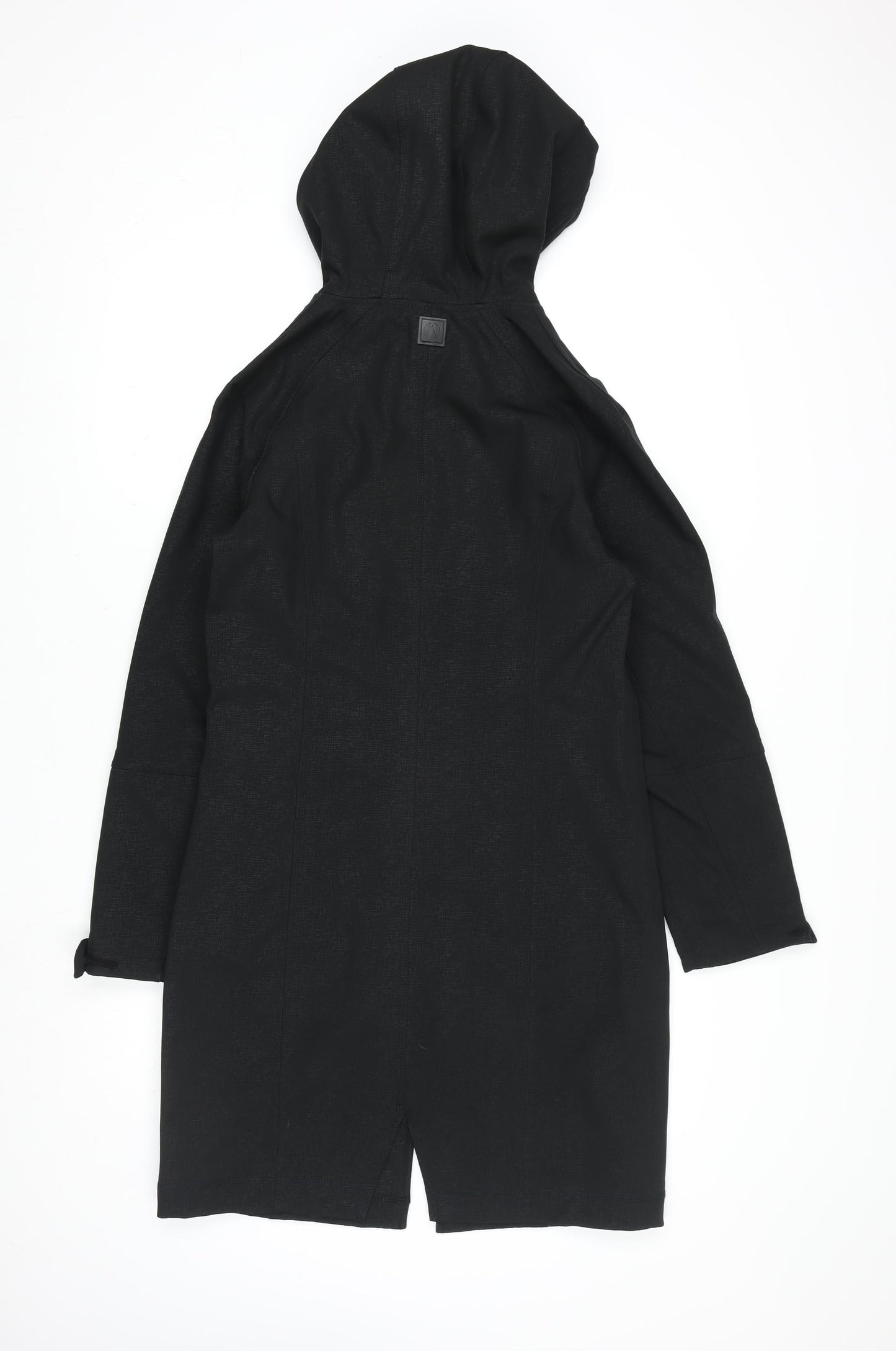 Marks and Spencer Men’s Black Hooded Softshell Rain Coat Size 36 Regular