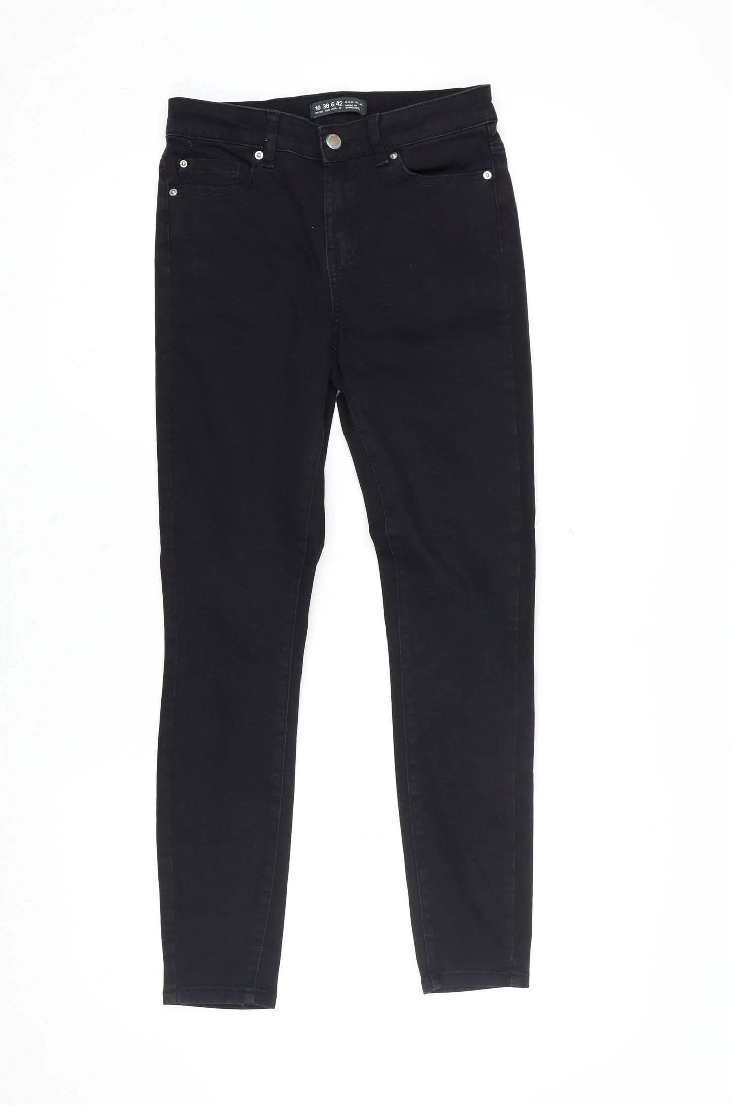 Denim Co Women Black Size 10 Skinny Stretch Leggings