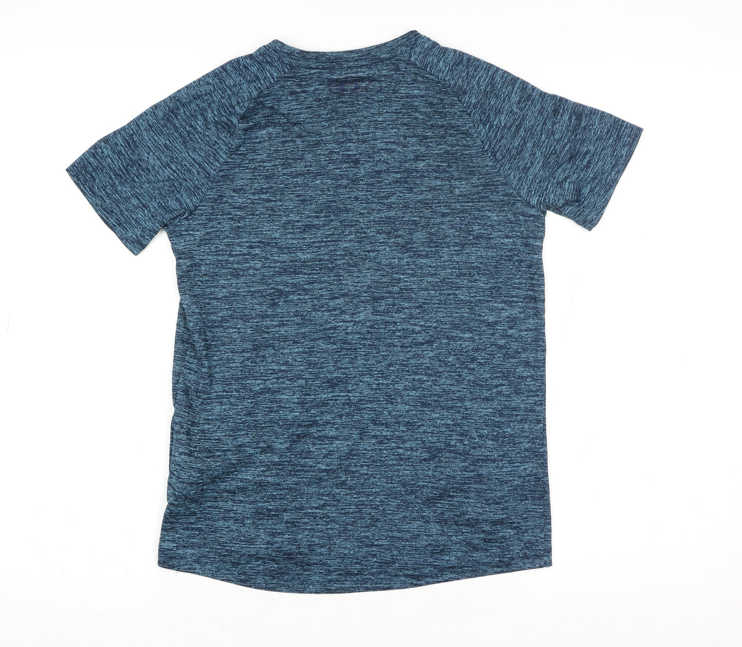 Under Armour Blue Teens M Loose Fit Active T-Shirt 100% Polyester