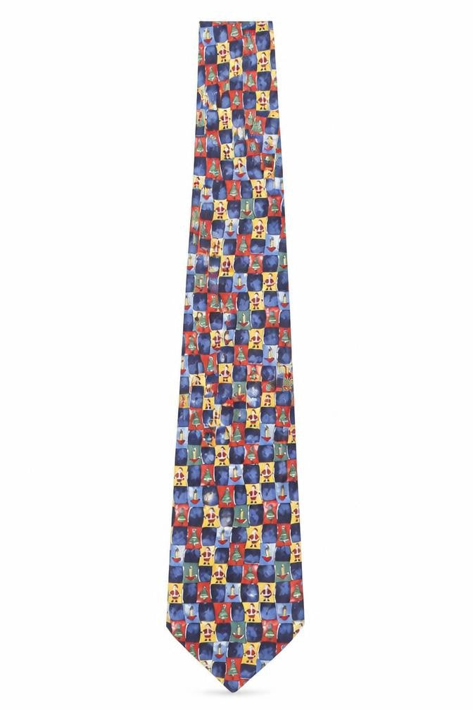 Marks & Spencer Men's Multicoloured Silk Christmas Tie