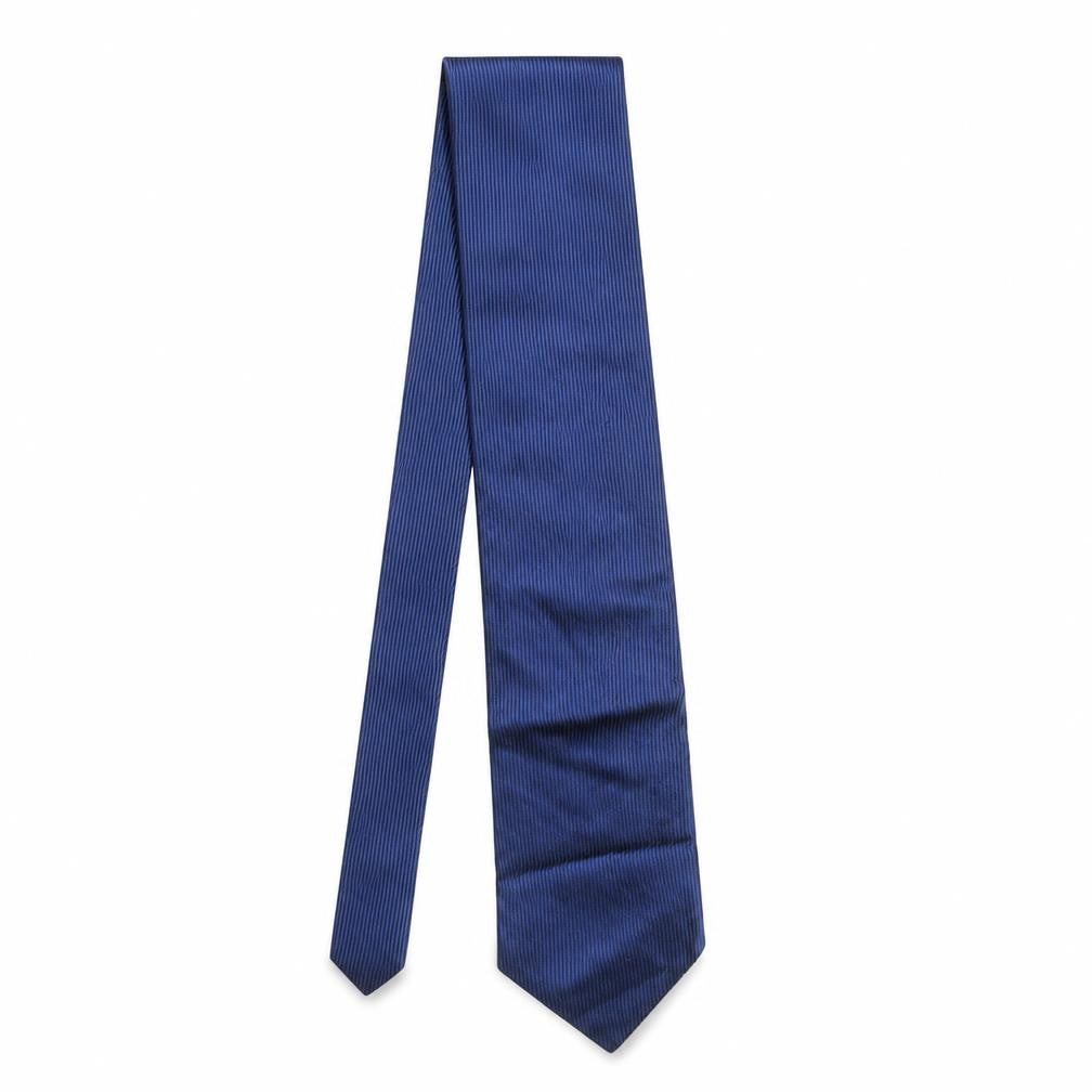 Boggi Men Blue Striped Silk Tie Made in Italy