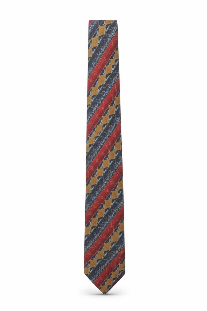 Marks & Spencer St Michael Men's Multicoloured Striped Silk Tie 2 Piece Set