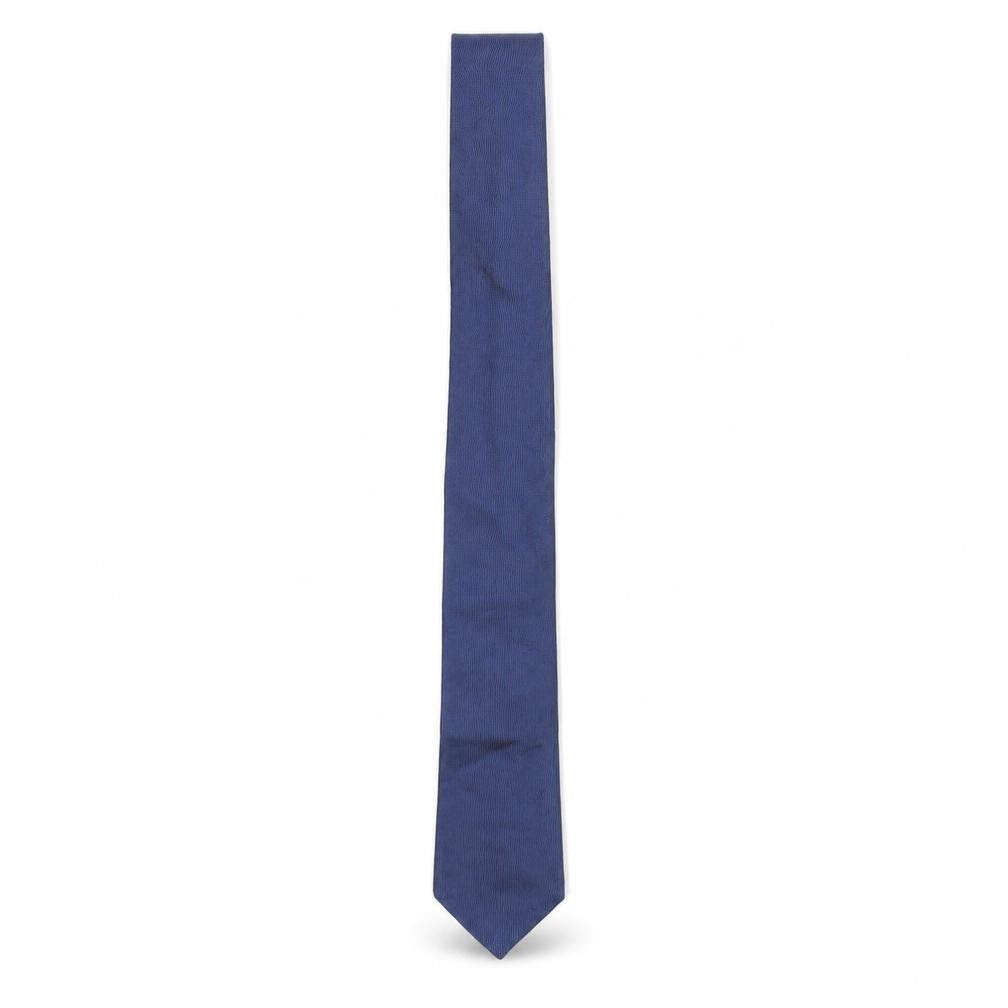 Charles Tyrwhitt Men's Blue Woven Silk Slim Tie