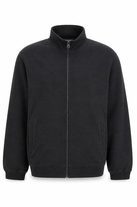 Gelert Men's Black Fleece Full Zip Outdoor Jacket Size L