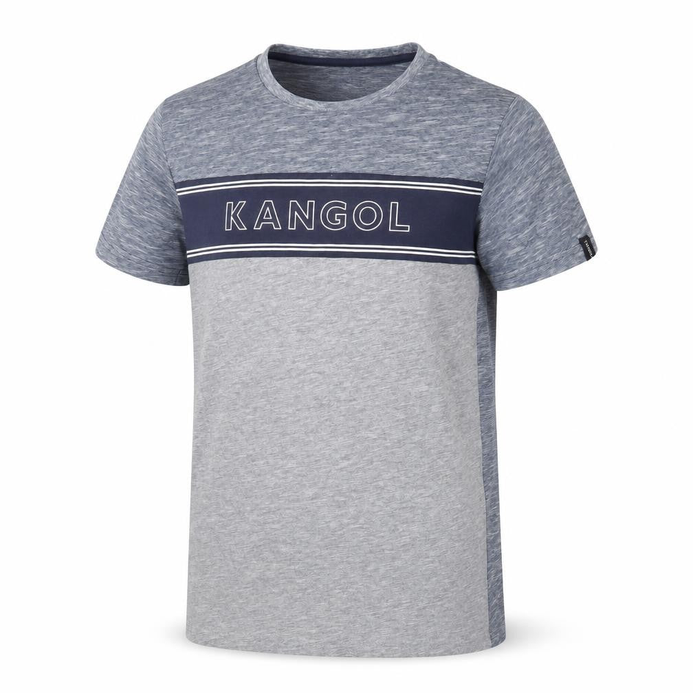 Kangol Boys Grey Colourblock Crew Neck Cotton T-Shirt Size 9-10 Years