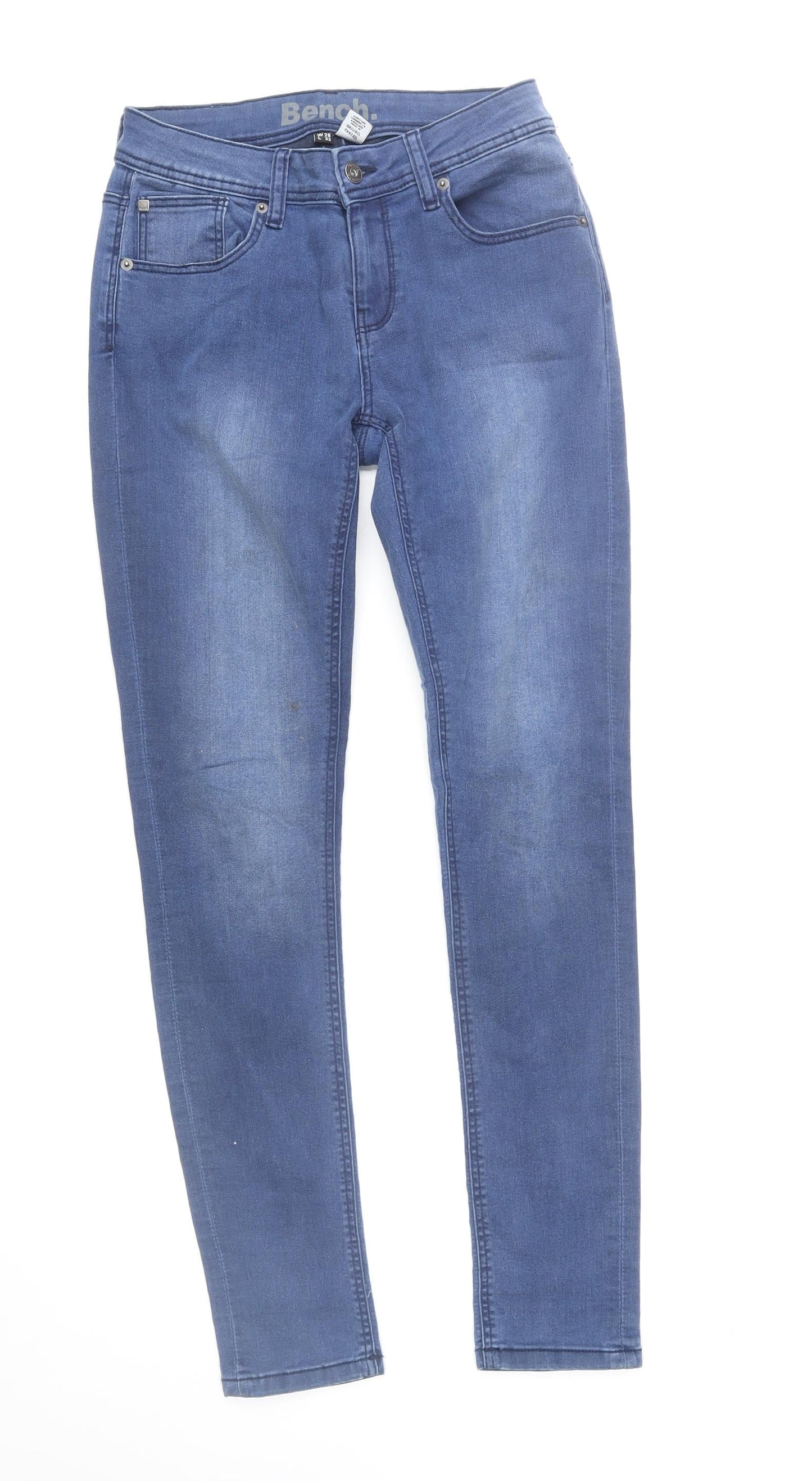 Bench Women’s Blue Skinny Stretch Jeans Size 10 W28 L32