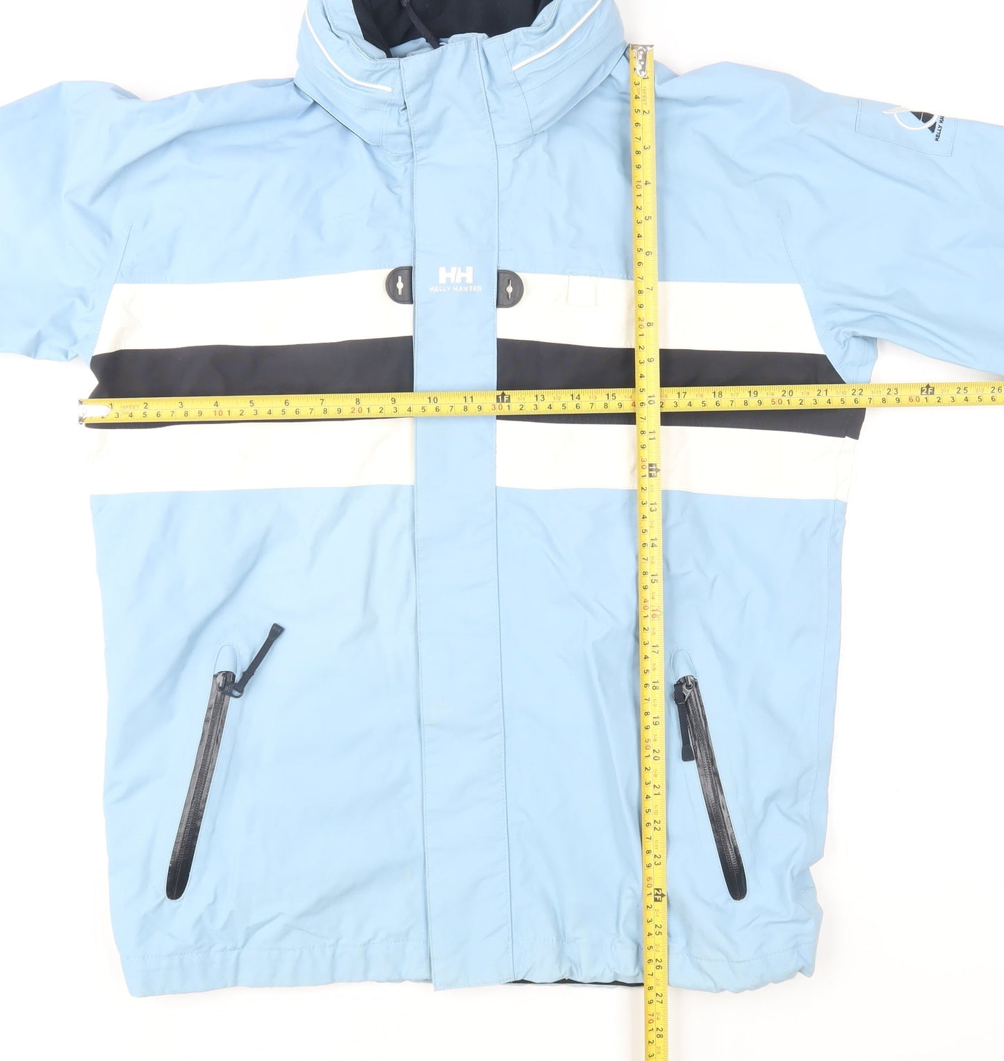 Helly Hansen Girls Blue Waterproof Hooded Ski Jacket Size 14 Years