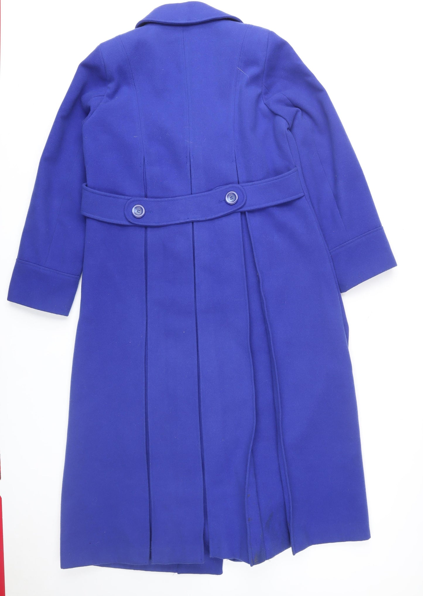 Changes by Together Women's Blue Long Buttoned Coat Size 14