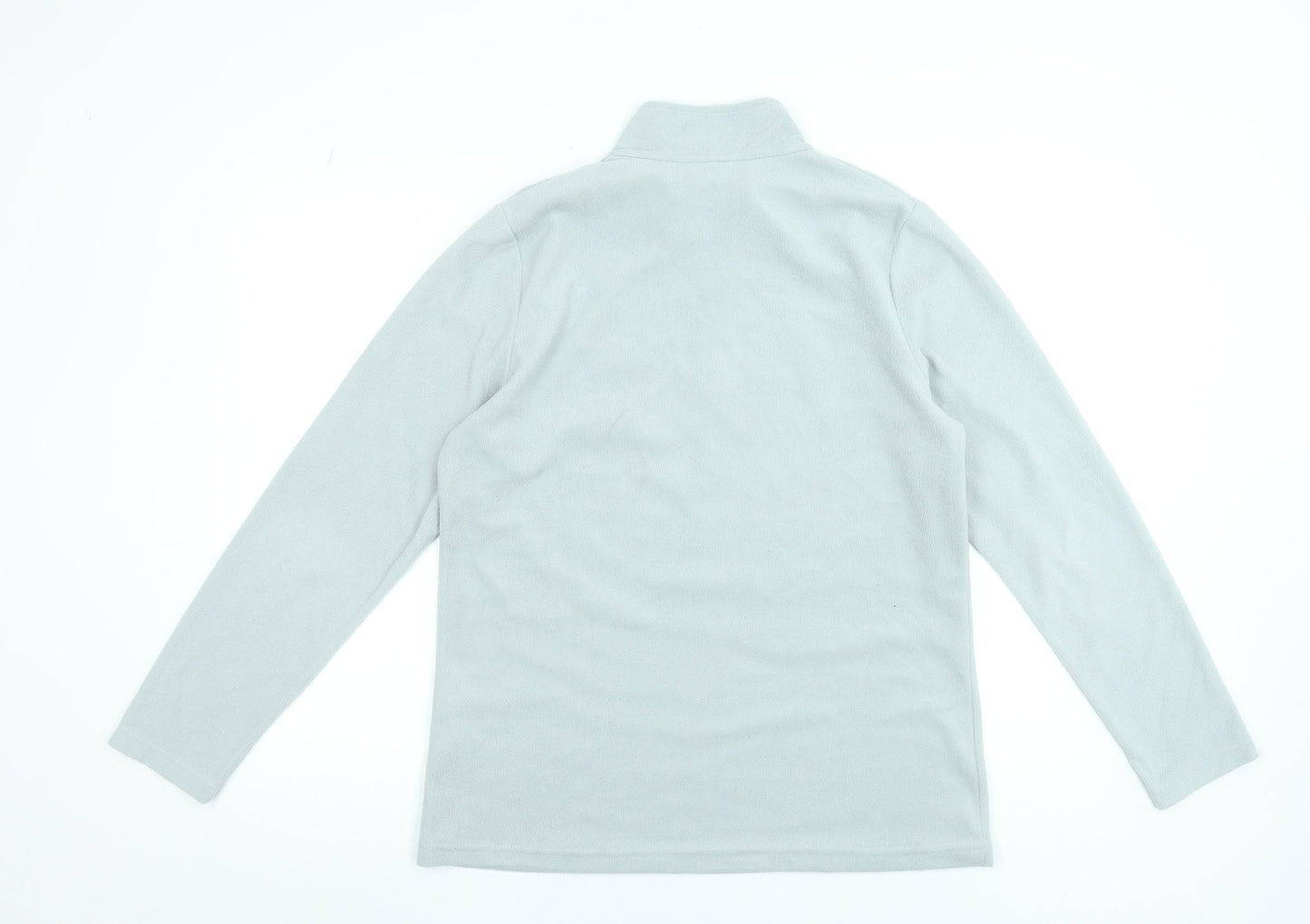 Regatta Women's Grey 1/4 Zip Fleece Sweatshirt UK 14