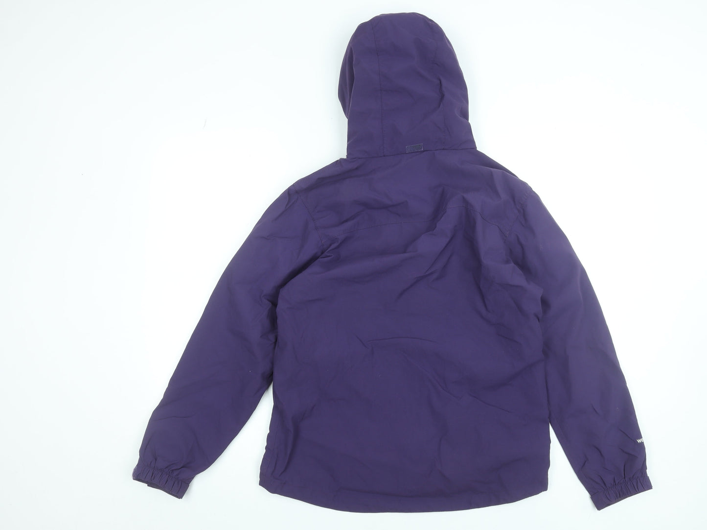 Karrimor Girls Purple Waterproof Hooded Rain Jacket Size 10 Years