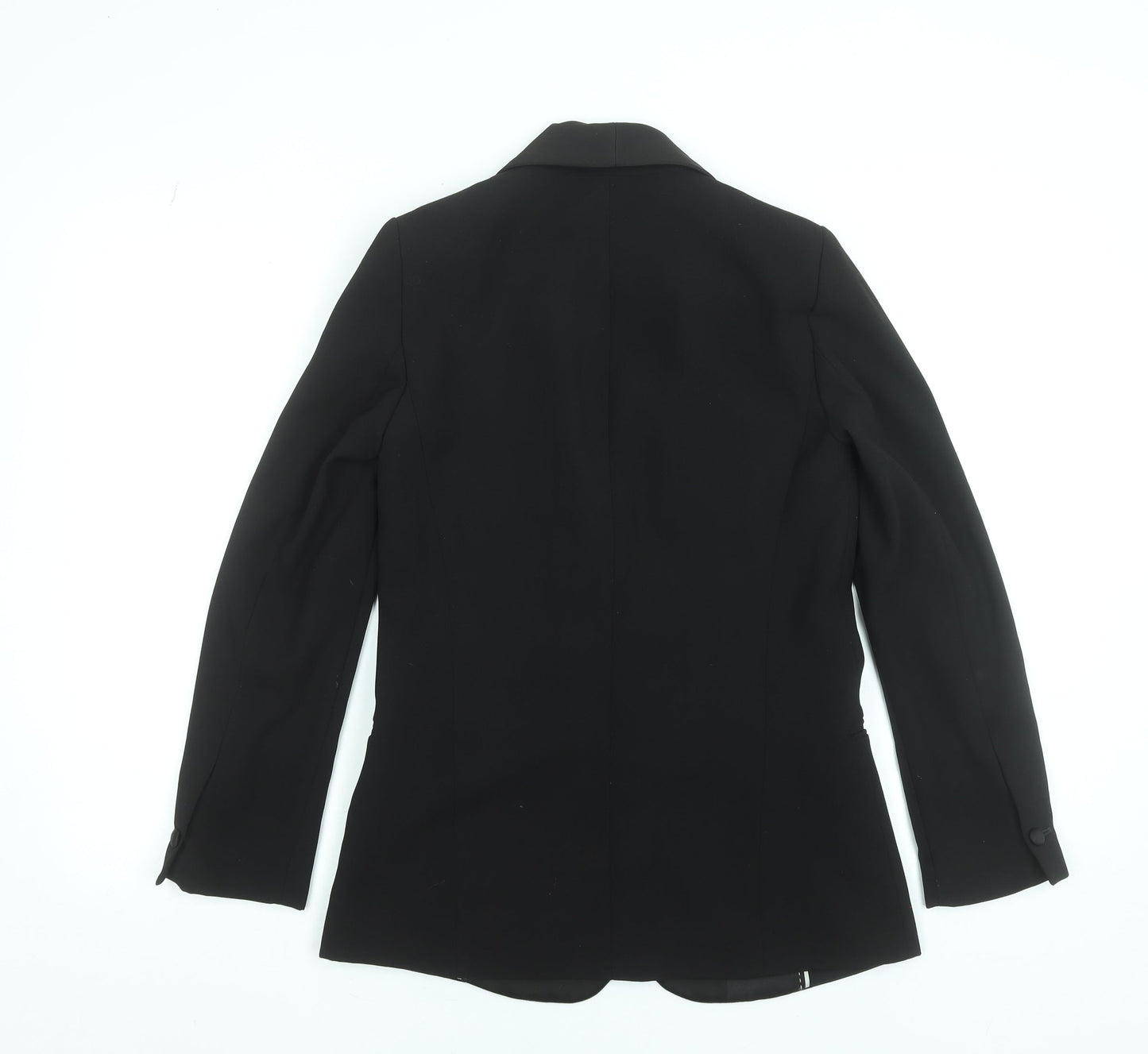Marks and Spencer Women’s Black Tuxedo Blazer UK 6 Shawl Collar One Button