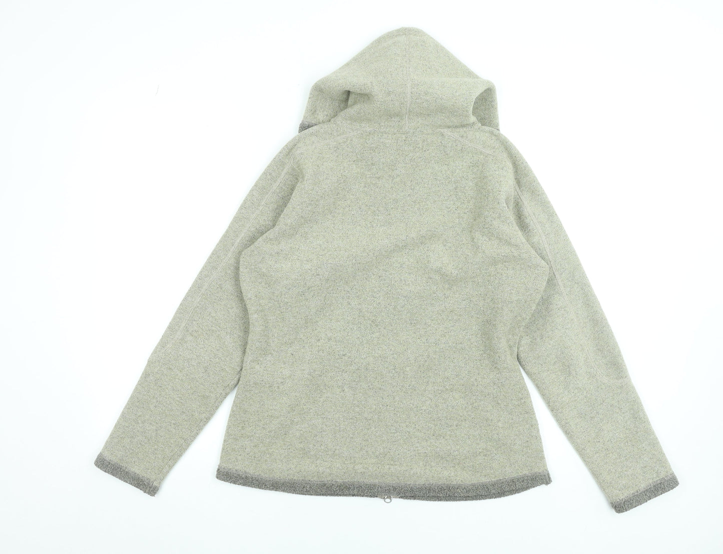 Peter Storm Women's Grey Hooded Fleece Jacket Size 12