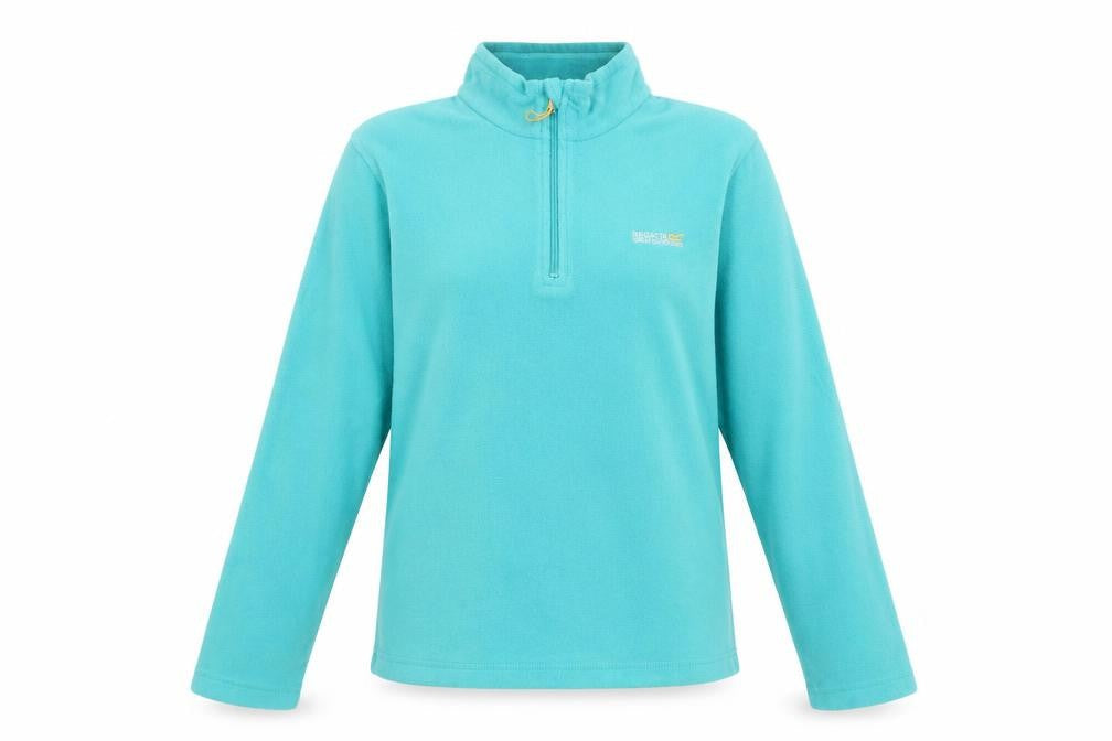 Regatta Great Outdoors Women’s Blue Fleece 1/4 Zip Sweatshirt UK 12