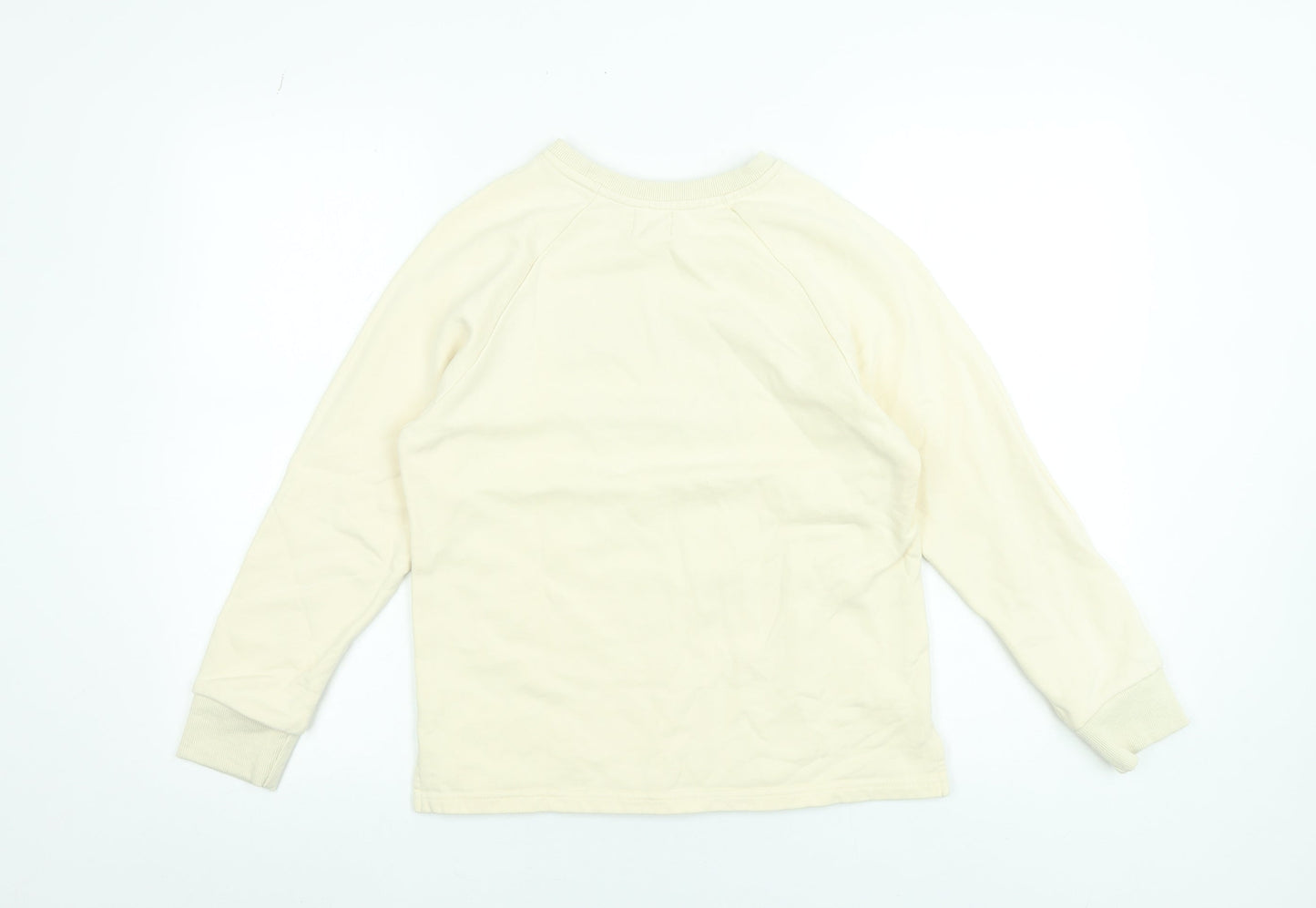 Petit Moi Womens Beige French Toast Graphic Sweatshirt XS