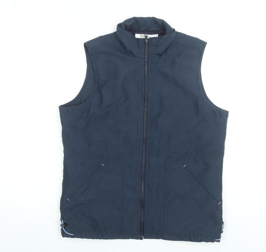 Mackays Women’s Navy Blue Sleeveless Bodywarmer Waistcoat Size S