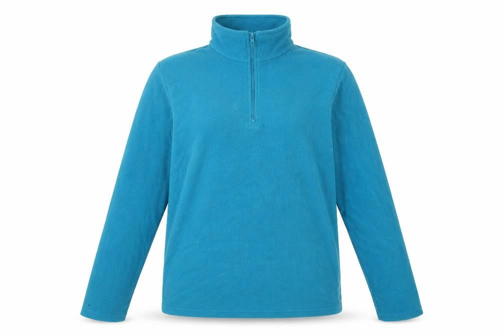 Mountain Warehouse Women Blue Fleece 1/2 Zip Pullover Sweatshirt Size S