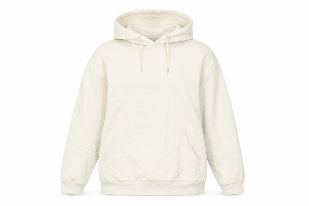 ASOS Design Womens Beige Pullover Hoodie Size S Cotton Blend Casual