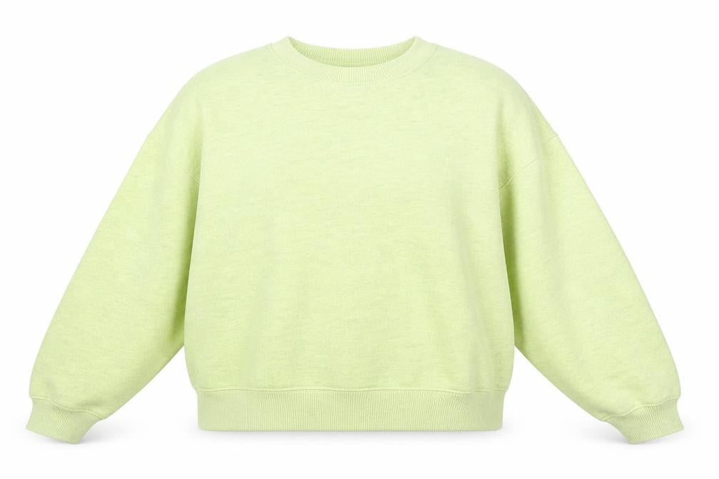 Topshop Womens Green Small Pullover Sweatshirt Jumper Casual