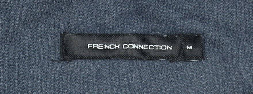 French Connection Men's Grey Full Zip Hoodie Size M