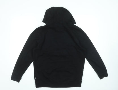 Vans Boys Black XL Pullover Hoodie with Logo Print