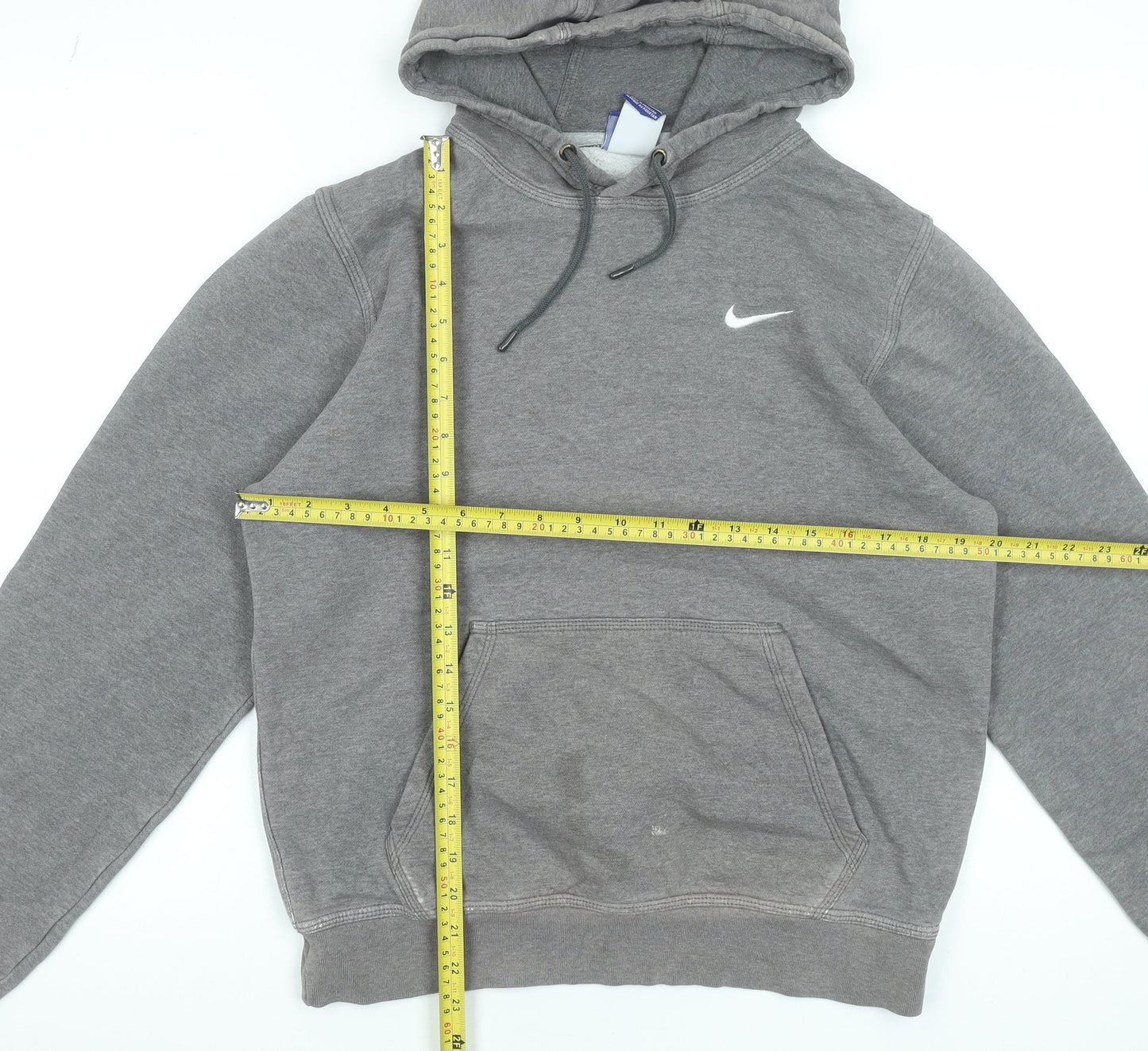 Nike Women’s Grey Pullover Hoodie Small Cotton Blend