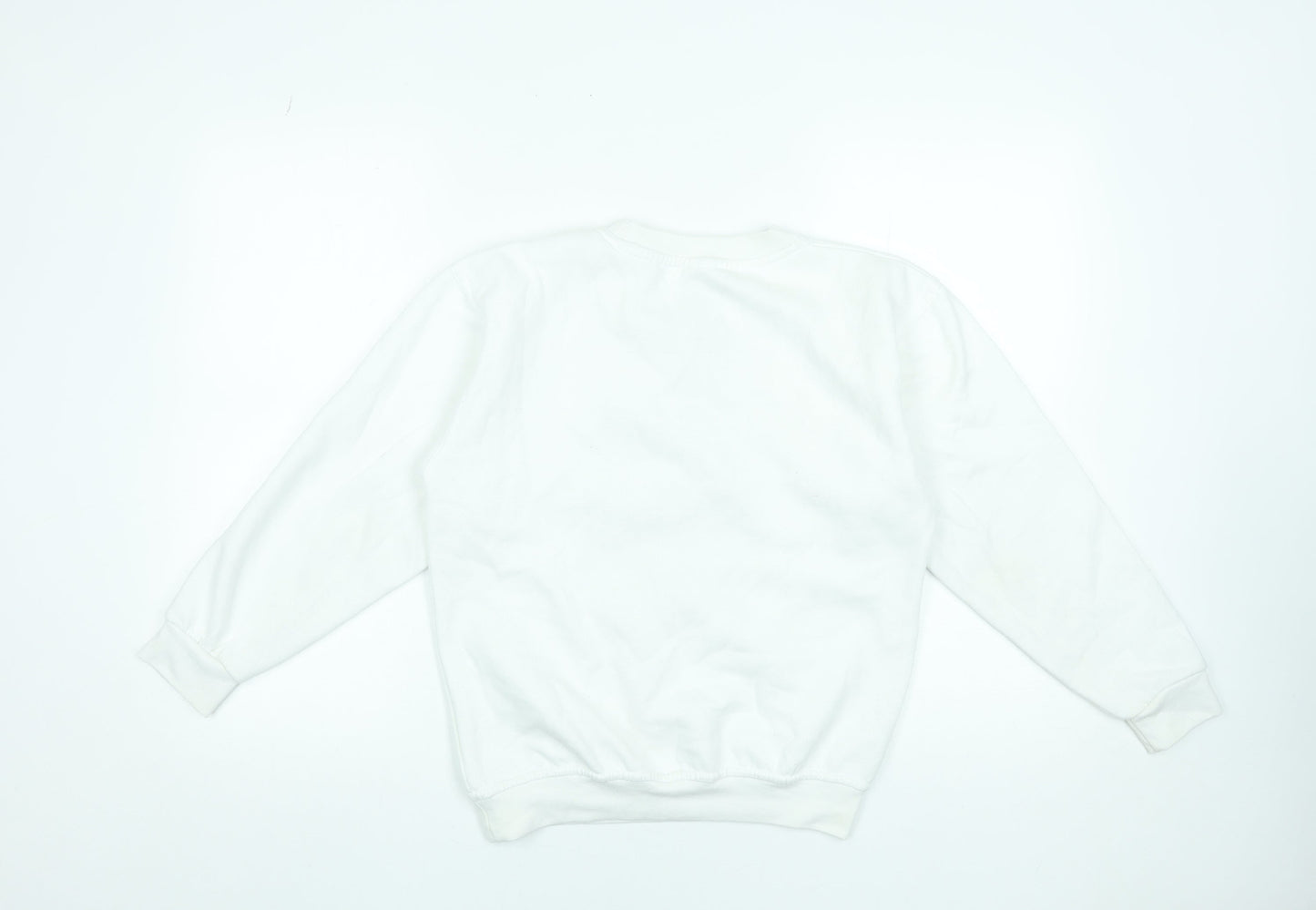 Brand Alliance Boys White Stranger Things XL Pullover Fleece Sweatshirt