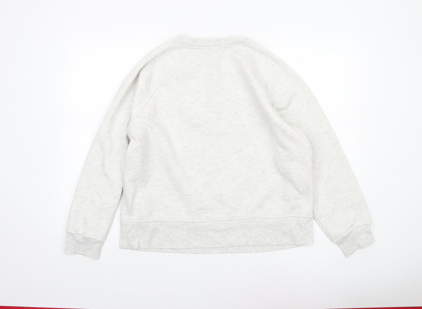 Marks and Spencer Women Grey Marl Size 16 Crew Neck Pullover Sweatshirt