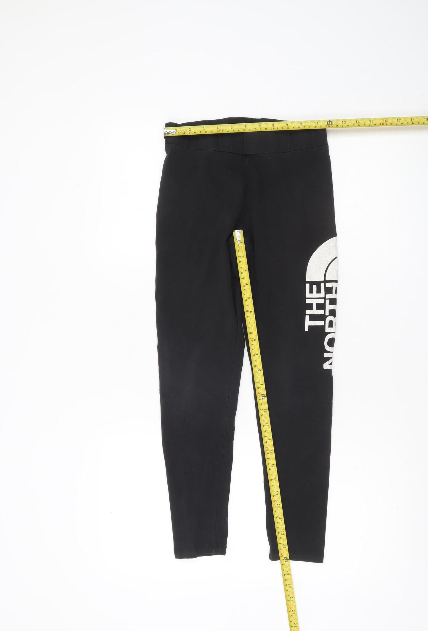 The North Face Girls Black Ankle Leggings Size L Cotton Stretch Outdoor