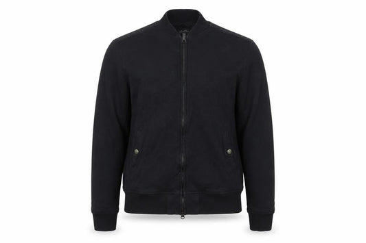 Good Man Brand Men's Black Cotton Bomber Jacket Size S
