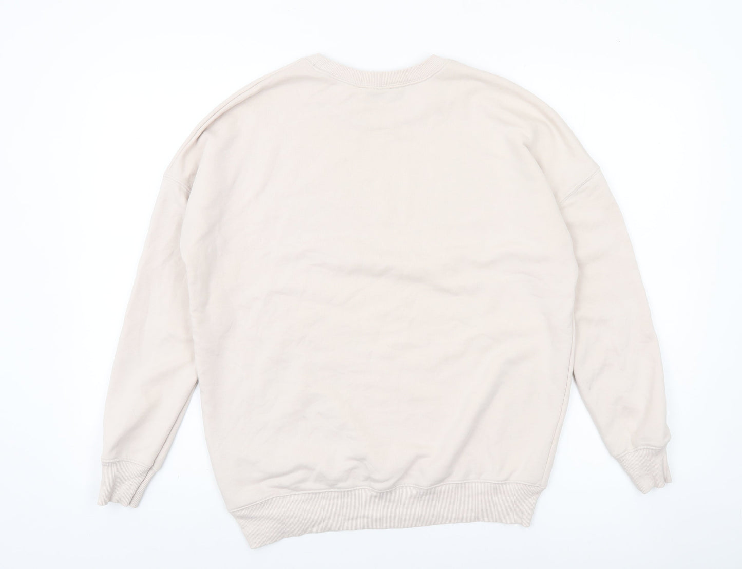 Mint Velvet Women's Beige Los Angeles Cotton Blend Sweatshirt Size S