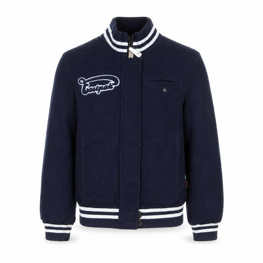 Eastpak Men’s Blue Wool Varsity Jacket Size S College Style