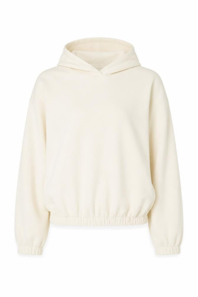 F&F Active Women Beige Pullover Hoodie Size M Viscose Blend