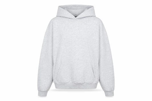 H&M Girls Grey Pullover Hoodie 11-12 Years Cotton Blend Fleece