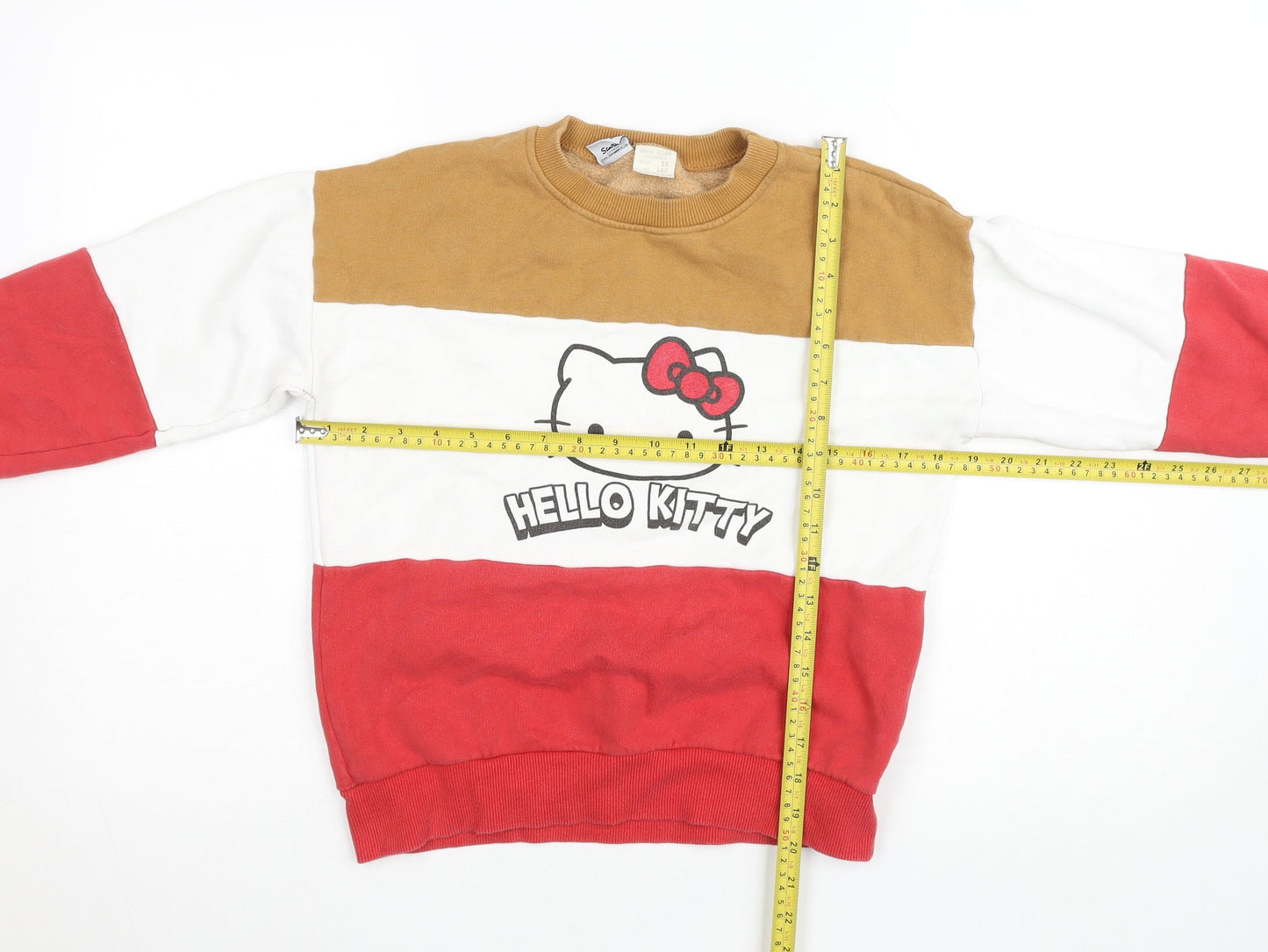 Zara Kids Girls Multicoloured Hello Kitty Pullover Sweatshirt 10 Years