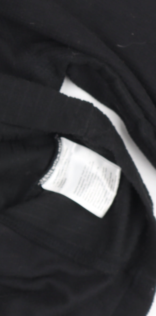 Regatta Womens Black Fleece Half Zip Outdoor Jacket Size M