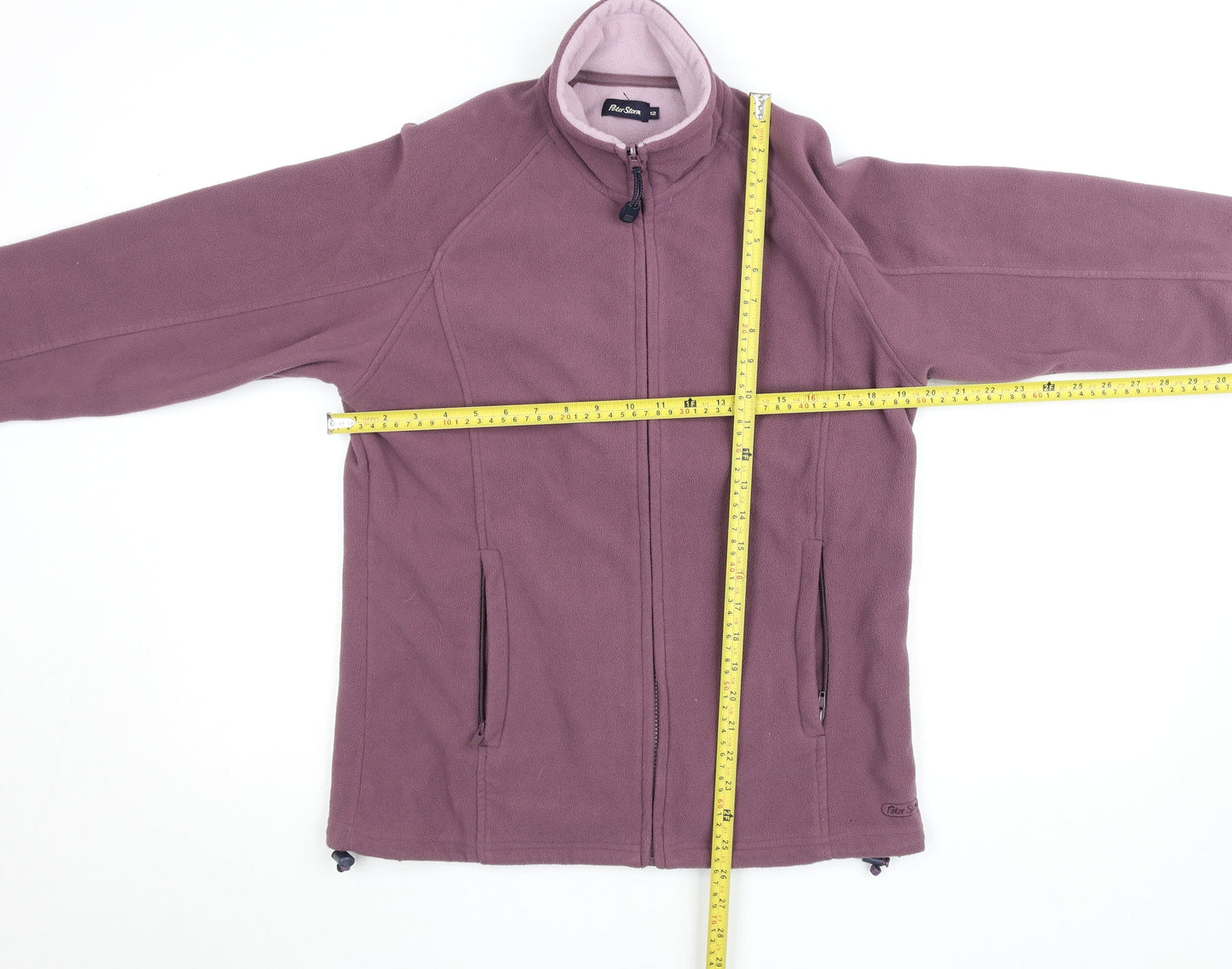 Peter Storm Women Purple Fleece Full Zip Jacket Size 12