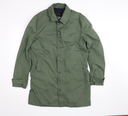 Ted Baker Women's Green Mid-Length Rain Coat Size 10