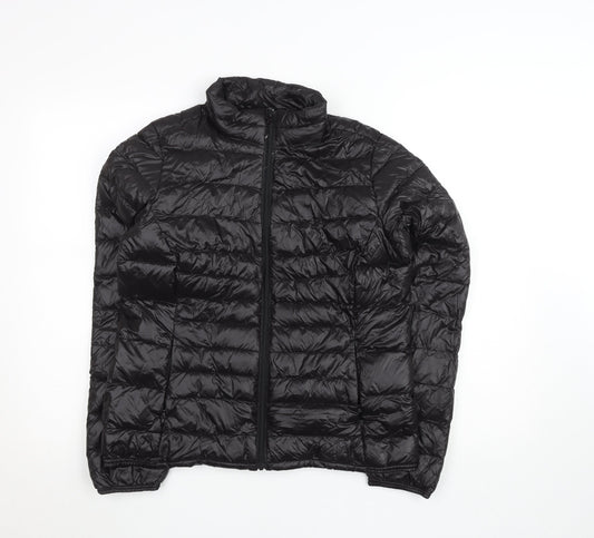 HAVANA Women's Black M Down Puffer Jacket Quilted Zip Lightweight