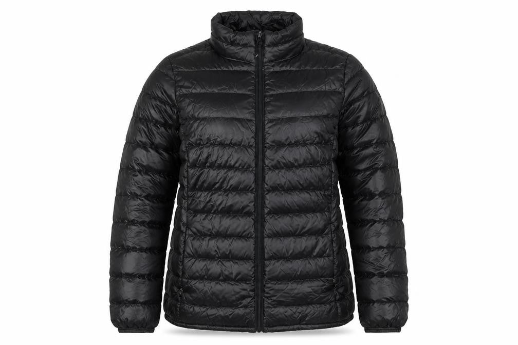 HAVANA Women's Black M Down Puffer Jacket Quilted Zip Lightweight