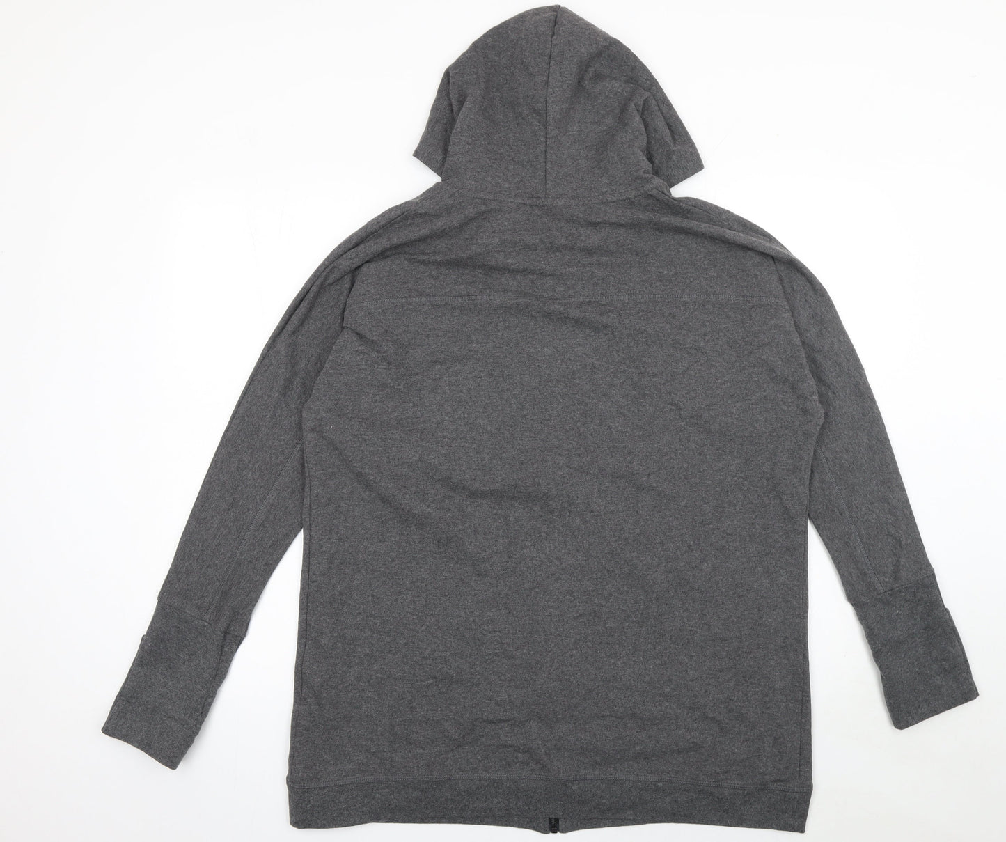 Mamas & Papas Womens Grey Full Zip Hoodie Size 16 Long Sleeve Casual
