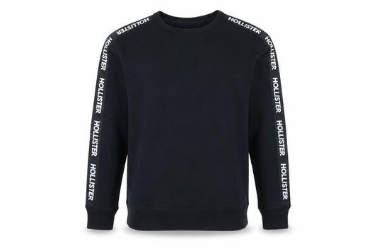 Hollister Men’s Black XS Logo Pullover Sweatshirt Crew Neck