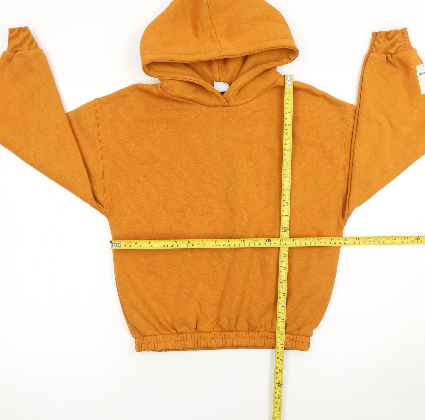 ZARA Girls Brown 13-14 Years Pullover Hoodie Cotton Fleece Autumn Casual