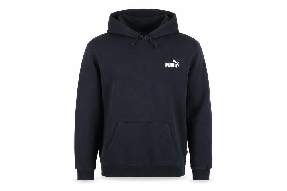 Puma Mens Black Pullover Hoodie Size L Regular Fit Logo Sports