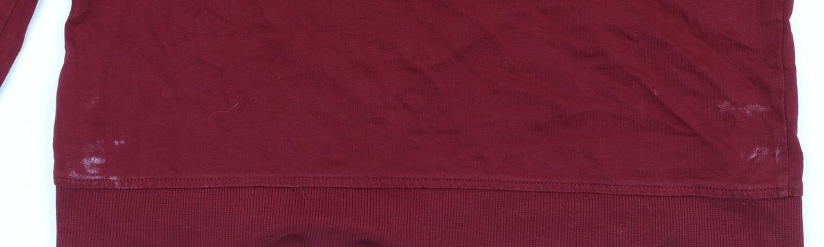 U.S. Polo Assn. Boys Red Pullover Sweatshirt 12-13 Years Crew Neck Logo Top