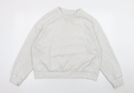 All Fenix Women's Grey Crew Neck Pullover Sweatshirt Size S