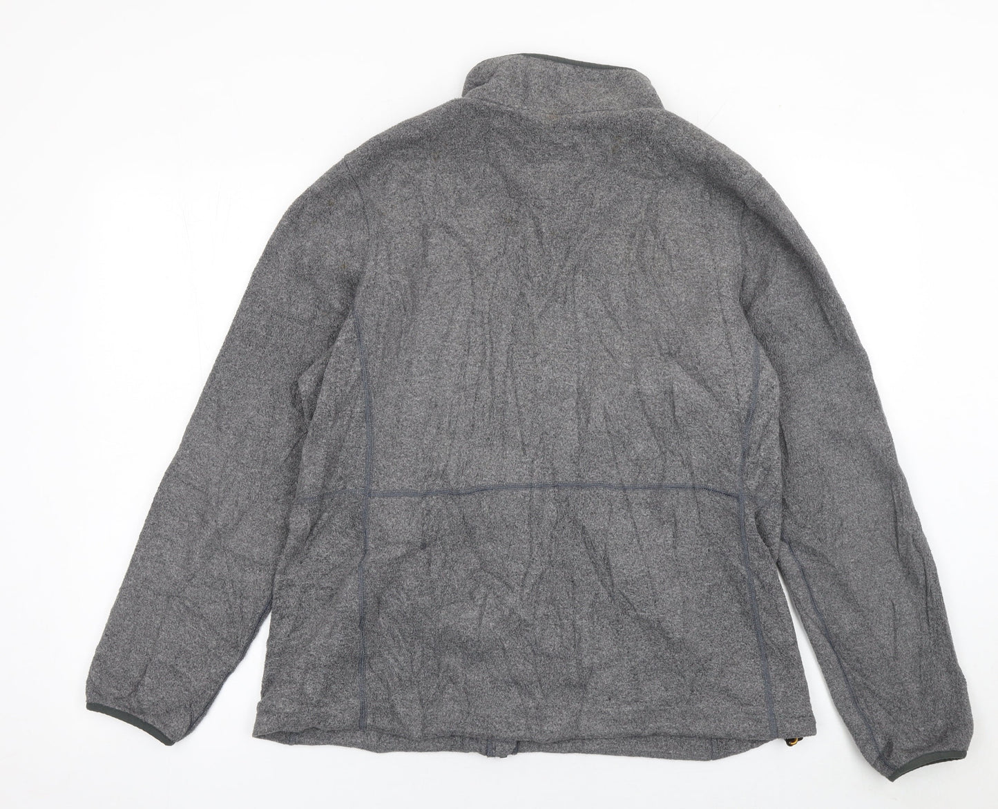 L.L. Bean Men’s Grey Fleece Full Zip Jacket Size L Regular Outdoor